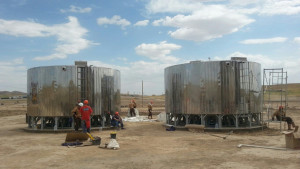 Резервуары 160 м3 (2х80м3) для газового месторождения Джаркудук